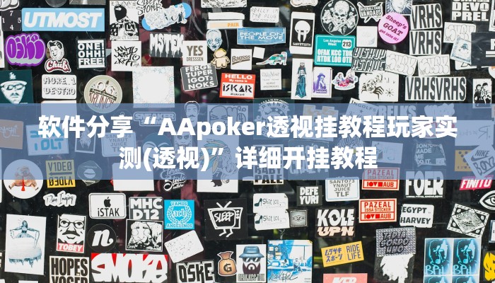 软件分享“AApoker透视挂教程玩家实测(透视)”详细开挂教程