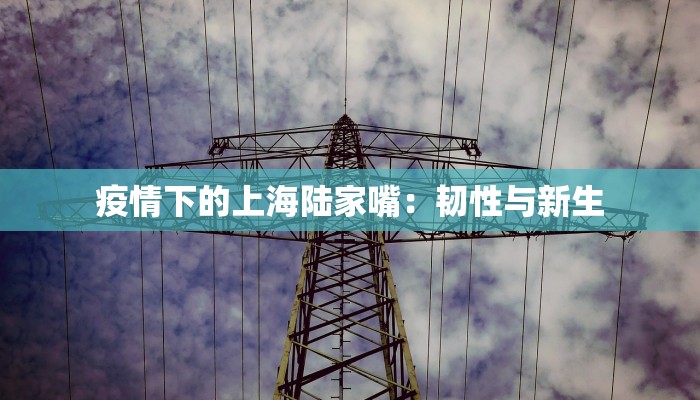 疫情下的上海陆家嘴：韧性与新生