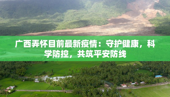 广西弄怀目前最新疫情：守护健康，科学防控，共筑平安防线